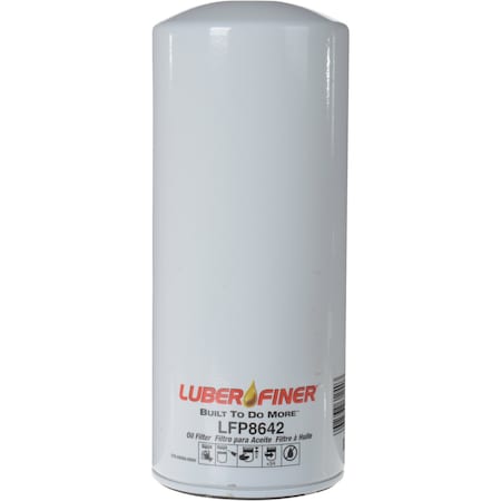 Luber-Finer Oil Filter, Od, 4.25 108Mm, Height, 10.38 264Mm, Id, 1-3/8-16 Thd LFP8642